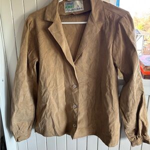 Vintage Ultra Suede Tan Women's Jacket